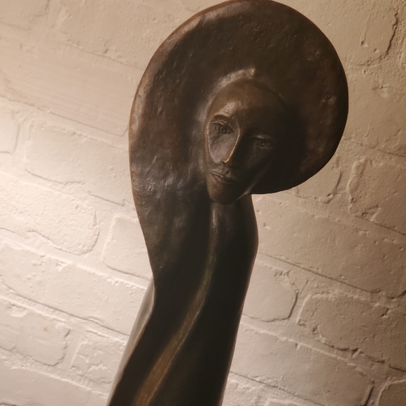 Guillaume Chaye "Madame Le Lune" Bronze Sculpture - Picture 6 of 16